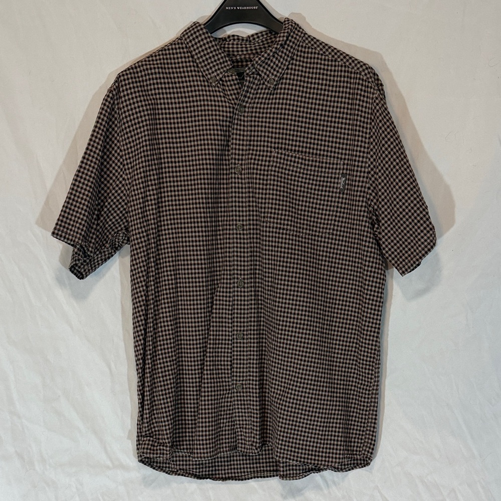 Woolrich Men's Gray/Red Plaid Shirt